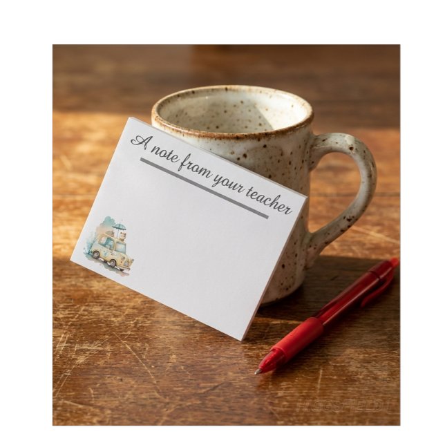 Notas Post-it® Personalizado para maestros de primaria (Subido por el creador)