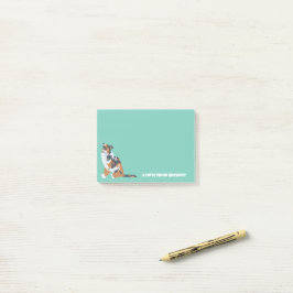 Notas Post-it® Personalizado perro pastor australiano australiano