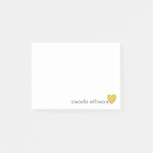 Notas Post-it® Personalizado personalizada Trendy Glam Relieve me