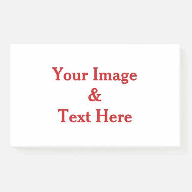 Notas Post-it® Personalizado personalizado de su propia foto (Anverso)