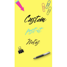 Notas Post-it® Personalizado postea su, gracioso post que nota, c