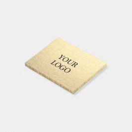 Notas Post-it® Personalizado Simple Clean Gold Negocios Tu logoti