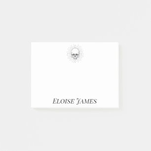 Notas Post-it® Personalizado Skull Post It Notes