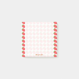 Notas Post-it® Personalizado Strawberries