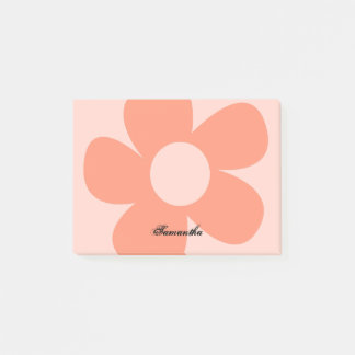 Notas Post-it® Personalizado único divertido de flores rosadas Y2