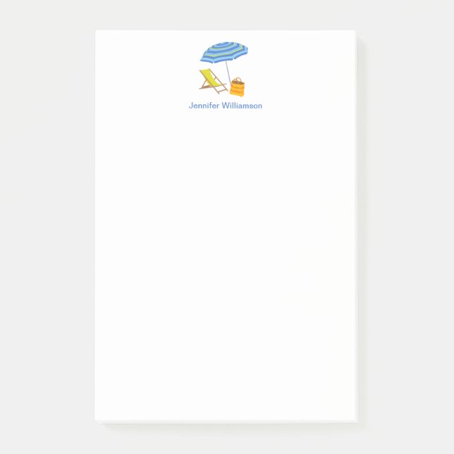 Notas Post-it® Personalizado veraniego de la Presidencia de los P (Anverso)