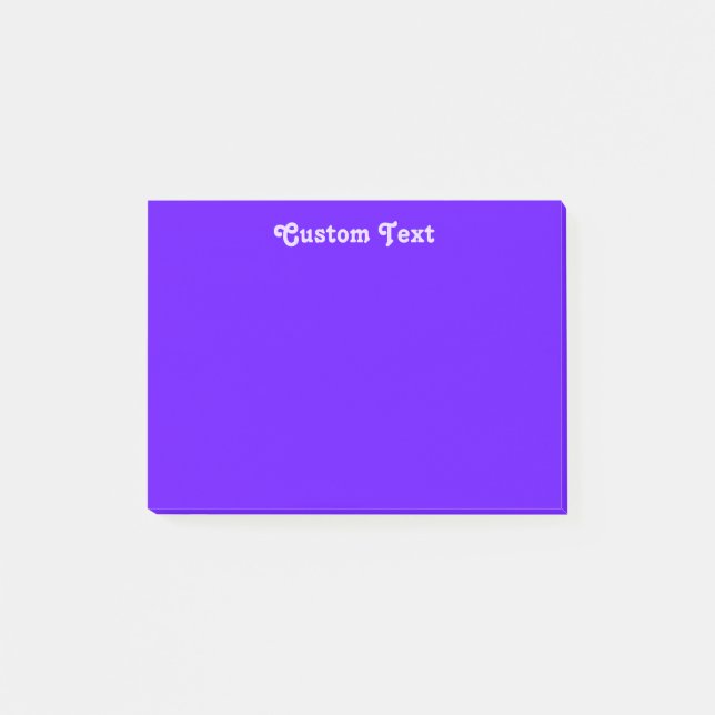 Notas Post-it® Personalizado Violet/Indigo (Anverso)