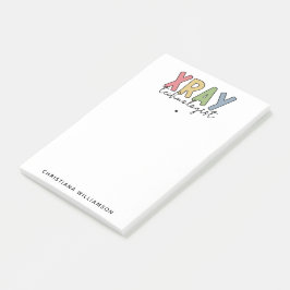 Notas Post-it® Personalizado Xray Technologist X-ray Tech Gifts