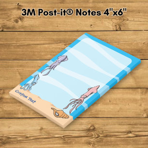 Notas Post-it® Personalizados de calamar
