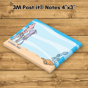 Notas Post-it® Personalizados de calamar