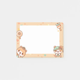 Notas Post-it® personalizados kawaii lindos
