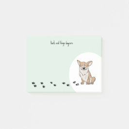 Notas Post-it® Personalizar Corgi