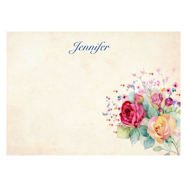 Notas Post-it® Personalizar el nombre Bouquet de flores (Subido por el creador)