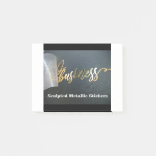 Notas Post-it® Personalizar Pegatinas metálicos esculpidos