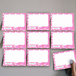 Notas Post-it® Personalizar Retro Rosa de la Estacionería Univers