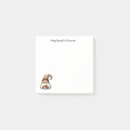 Notas Post-it® Personalized Gnome Post-It Notes