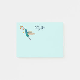 Notas Post-it® Personalized Hummingbird Notes
