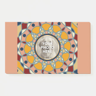 Notas Post-it® Personalized Photo Mandala Design Baby Shirt