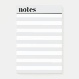 Notas Post-it® Personalized Simple Minimal Sticky Notes, 4" x 6"