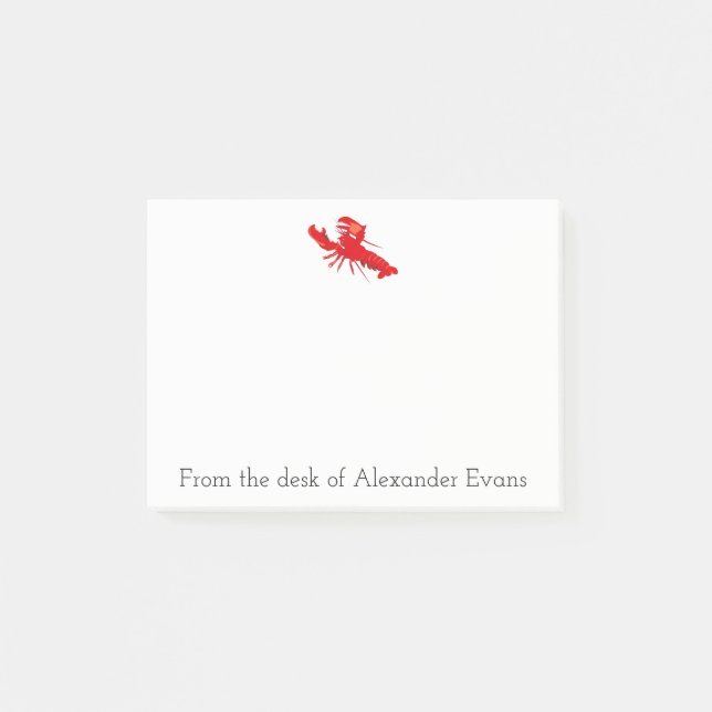 Notas Post-it® Pesca de la langosta (Anverso)