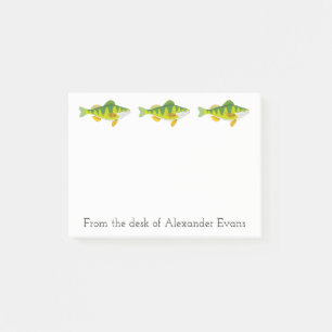 Notas Post-it® Pesca de la perca