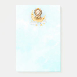 Notas Post-it® Pesca de leones en la acuarela lunar