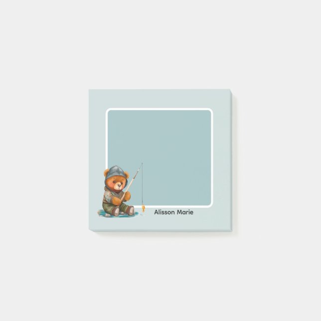Notas Post-it® pesca de oso (Anverso)