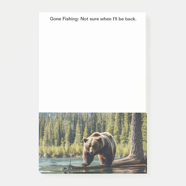 Notas Post-it® Pesca por destino (Anverso)