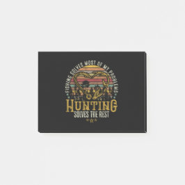 Notas Post-it® Pesca y caza de semillas Antler Elk, caza de venad