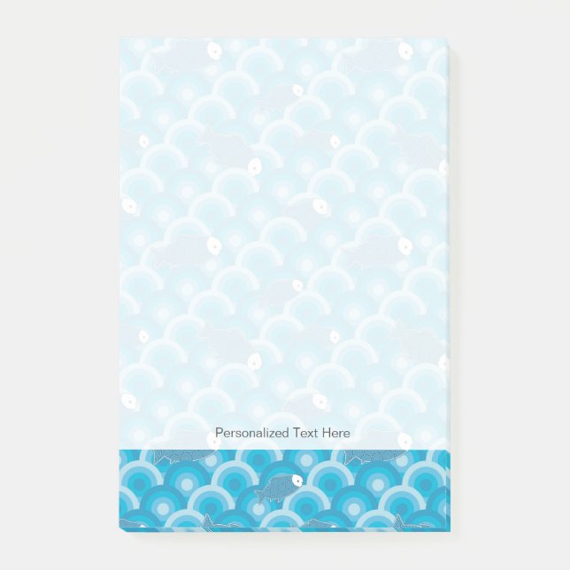 Notas Post-it® Pescado (Anverso)