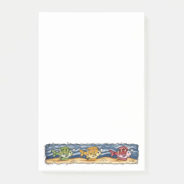 Notas Post-it® Pescado (Anverso)