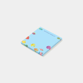 Notas Post-it® Pescado acuario Cute Kid's Tropical