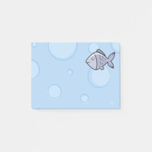 Notas Post-it® Pescados lindos del dibujo animado
