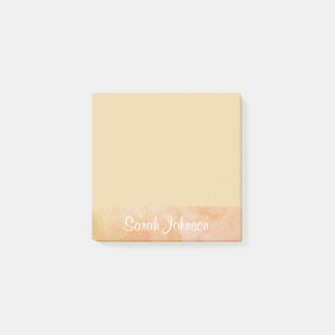 Notas Post-it® Pestaña lateral personalizada con nombre