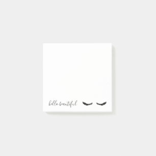Notas Post-it® Pestañas negras