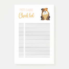 NOTAS POST-IT® PET CARE PARA HACER LISTA