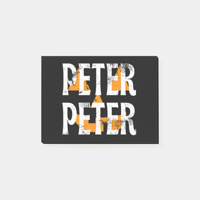 Notas Post-it® Peter Peter Fall Season Pumpkin (Anverso)