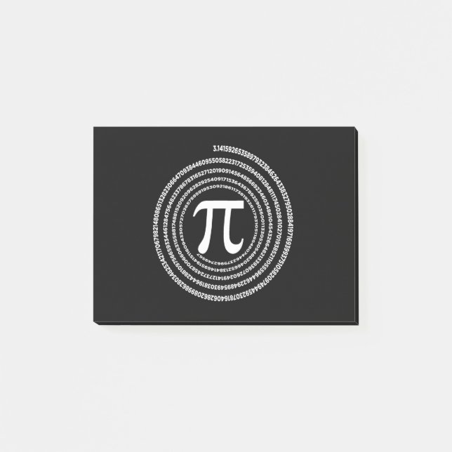 Notas Post-it® Pi Mathematics Pi Maths (Anverso)