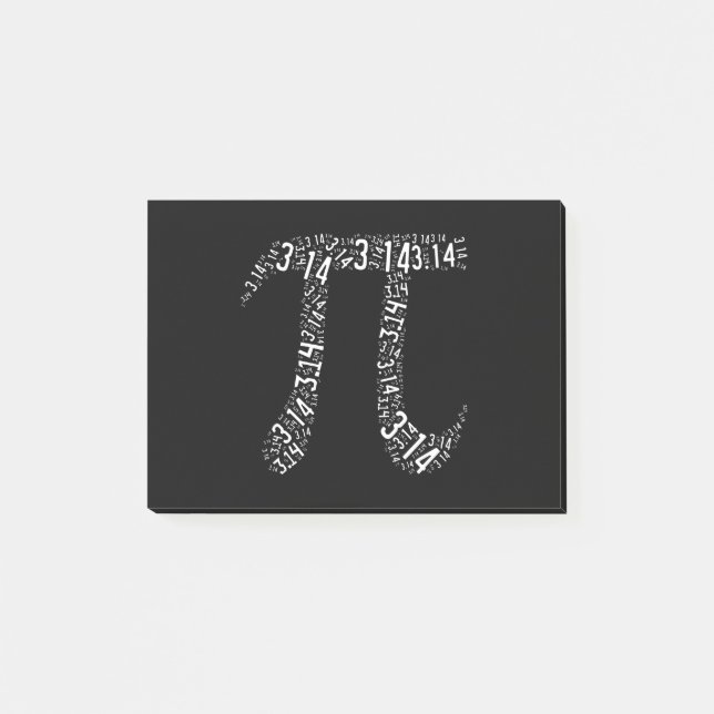 Notas Post-it® Pi Maths Nerd (Anverso)