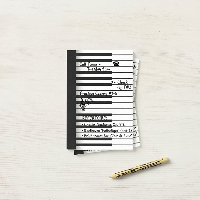 Notas Post-it® Piano (Subido por el creador)