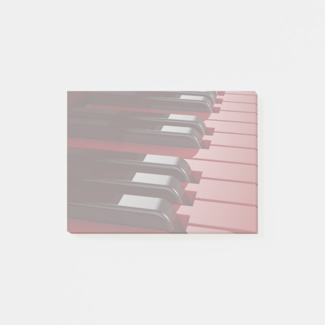 Notas Post-it® Piano Rojo (Anverso)