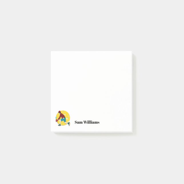 Notas Post-it® Pickle Ball (Anverso)