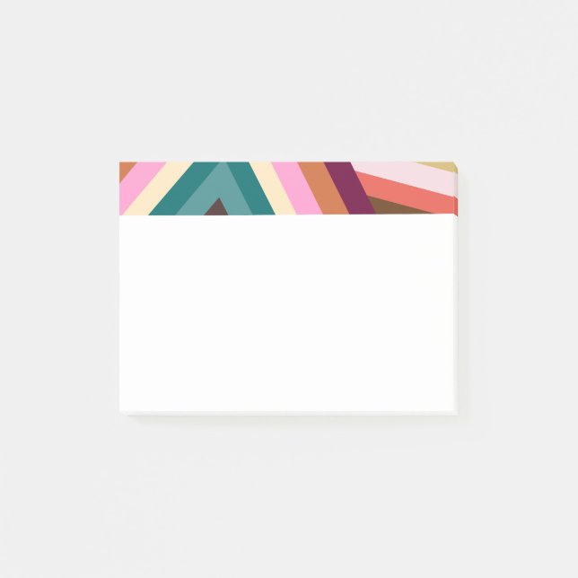 Notas Post-it® Picos de los años 1970 (Anverso)