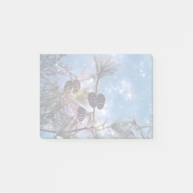Notas Post-it® Pie de invierno bajo un cielo estrellado (Anverso)