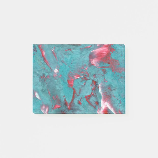 Notas Post-it® Piedra De Mármol De Giro (Anverso)