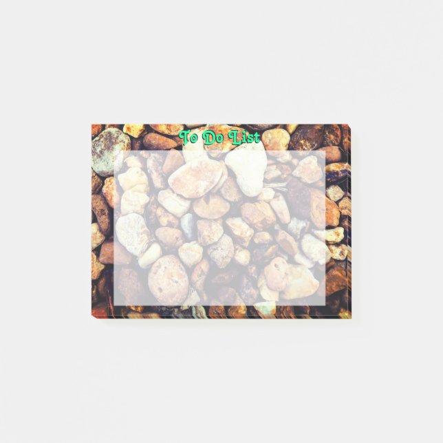 Notas Post-it® Piedras pacíficas (Anverso)