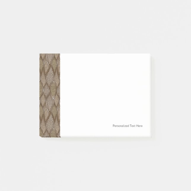 Notas Post-it® Piel de serpiente estilizada (Anverso)