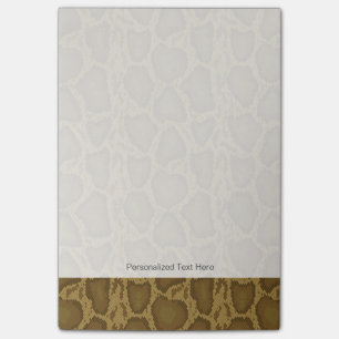 Notas Post-it® Piel de serpiente, modelo del reptil