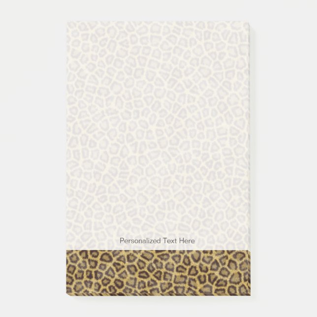 Notas Post-it® Piel leopardo (Anverso)