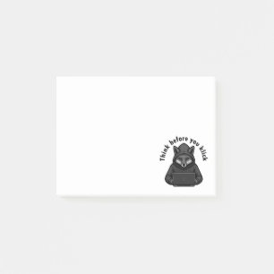 Notas Post-it® Piensa antes de hacer clic - Seguridad Cibernética